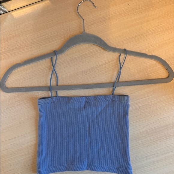 Zara blue tank top with spaghetti straps - Picture 1 of 1